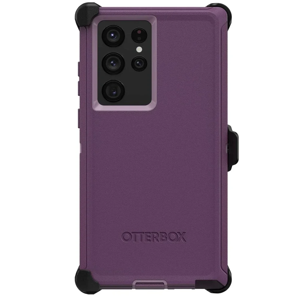 NEW IN BOX Otterbox Samsung Galaxy S22 Ultra Defender Series Case Happy Purple